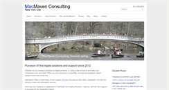 Desktop Screenshot of macmavenconsulting.com